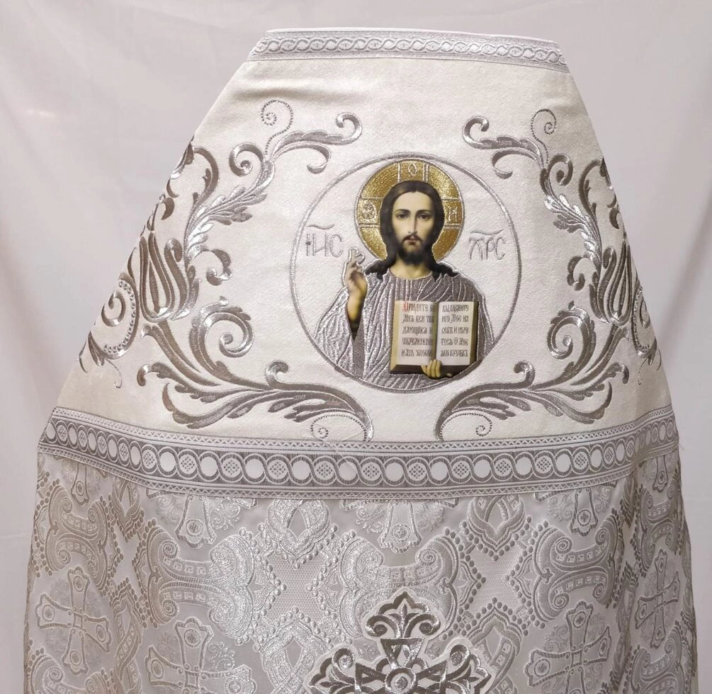 Облачення біле з вишитим верхом, 150/52, з покрівцями — мініатюра 5