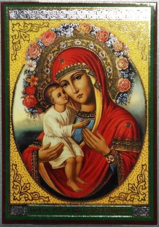 Ікона ламінована "Жировицька", подвійне тиснення — фото 1