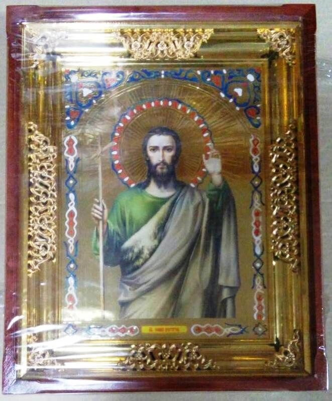 Ікона в дерев'яному кіоті "Іоанн Хреститель" — фото 1