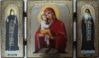 Складення дерев'яне, Д3б (90х112) Почаївська + Іов + Амфілохій — фото 1