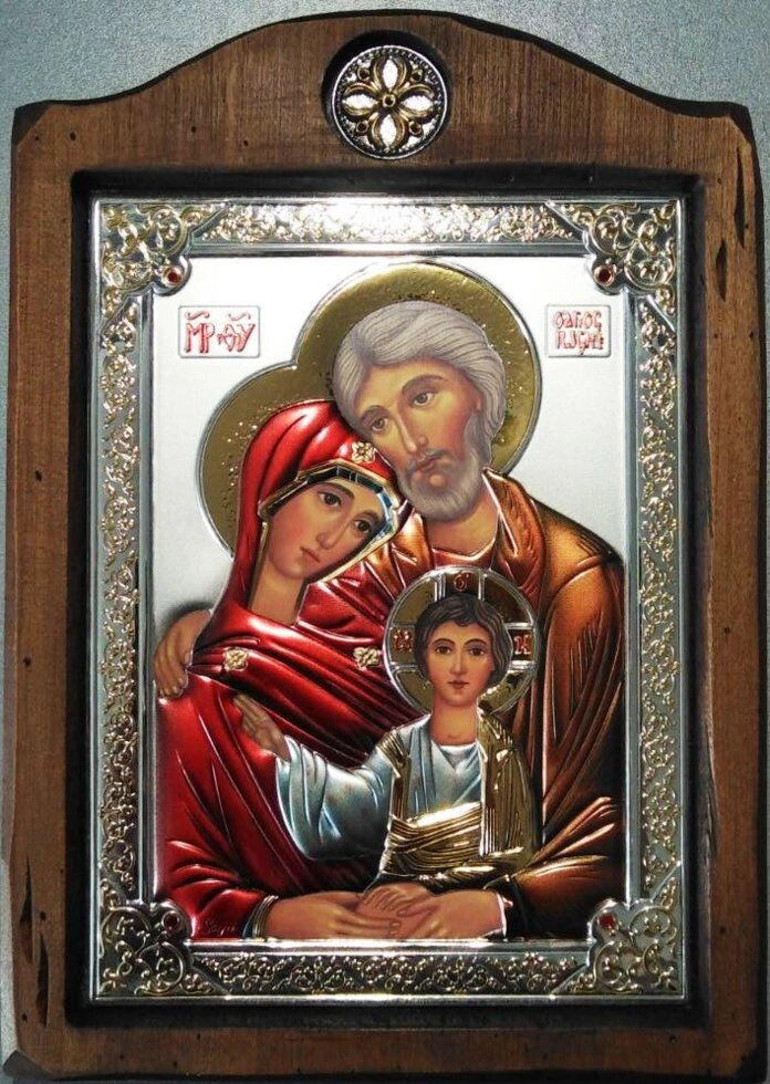 Ікона "Свята родина", кольорова — фото 1