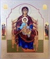 Ікона бронзова із серії дванадесятих свят "Києво-Печерська", 20х30 — фото 1