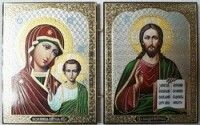 Складення дерев'яне, Д3б (90х112) Спаситель + Казанська — фото 1