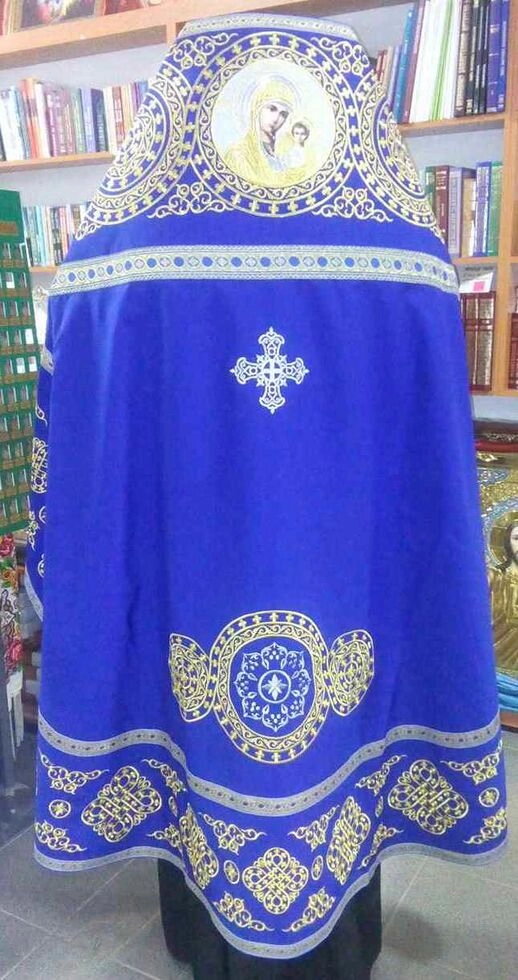 Облачення синє вишите, 150/54, з покрівцямі — мініатюра 2