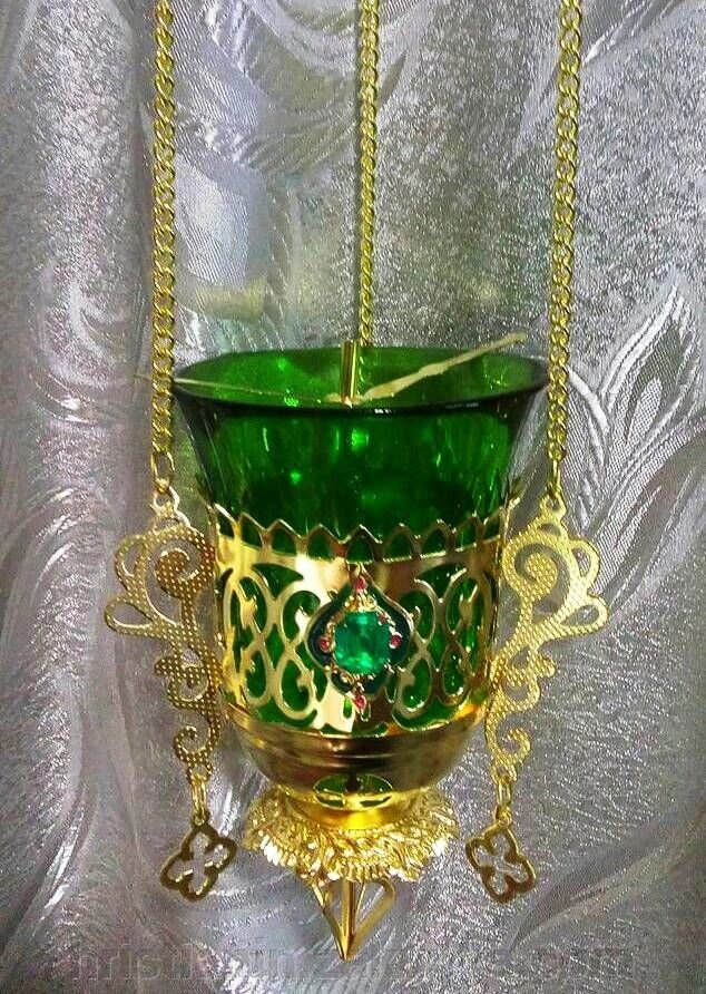 Підвіска лампу з декором Emal, Zelen від компанії ІНТЕРНЕТ МАГАЗИН "ХРИСТИЯНИН" церковне начиння - фото 1