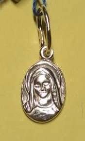 Підвіска срібна "Богородиця міні" від компанії ІНТЕРНЕТ МАГАЗИН "ХРИСТИЯНИН" церковне начиння - фото 1