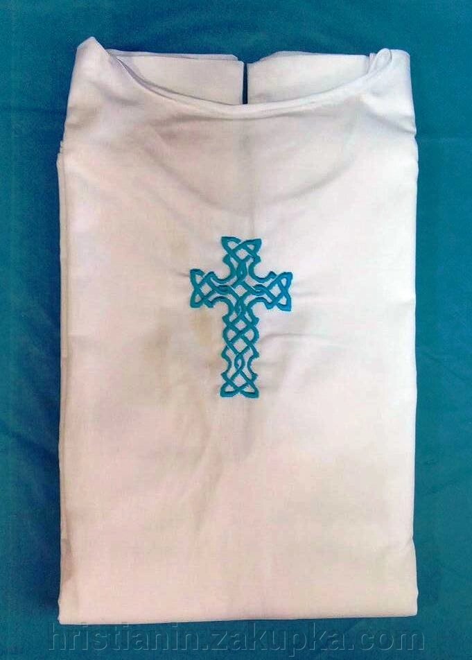 Сорочка для хрещення / купання в святих джерелах, розміри в асортименті від компанії ІНТЕРНЕТ МАГАЗИН "ХРИСТИЯНИН" церковне начиння - фото 1
