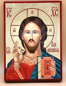 Візантійська ікона, "Спаситель" 17х23