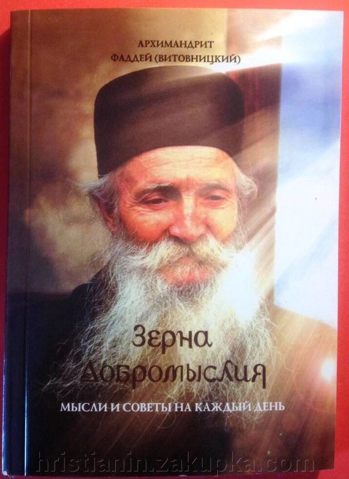 Зерна Добромислов. Думки і поради на кожен день. Архімандрит Тадей (Вітовніцкій). від компанії ІНТЕРНЕТ МАГАЗИН "ХРИСТИЯНИН" церковне начиння - фото 1