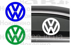 Вінілова наклейка на авто - Логотип Volkswagen розмір 50 см