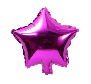 Зірка рожевої кульки з фольги - 20 см
