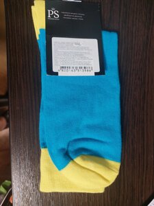 Шкарпетки чоловічі 39-41 жовто-блакитний