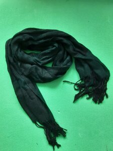 Зелений шарф жіночий темний - розмір шарфа приблизно 170*65см, 100% поліестер