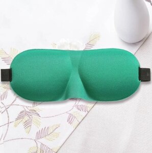 Зелена маска для сну (розмір універсальний) - 23*10см