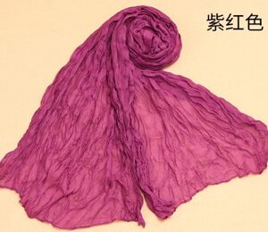Жіночий шарфик вишневий - розмір шарфа 170*40см, бавовна, поліестер.