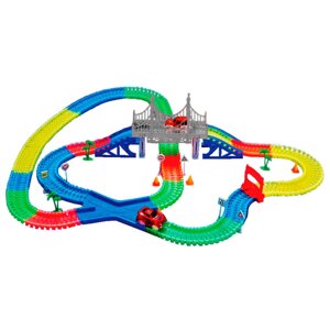 Детская игрушечная дорога Magic Tracks 360 деталей + 2 машинки