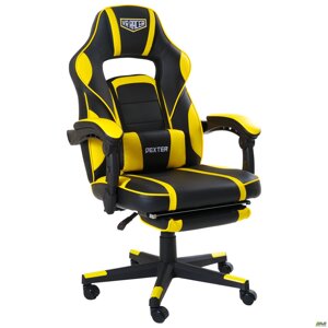Крісло VR Racer Dexter Webster чорний/жовтий