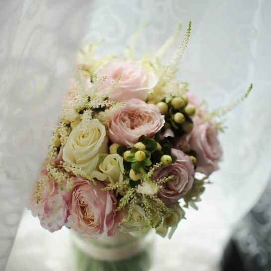 питомник роз Украина - букеты на свадьбу