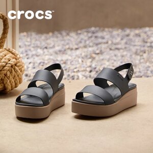 Під замовлення! Crocs платформа танкетка шльопанці на платформі жіночі сандалі