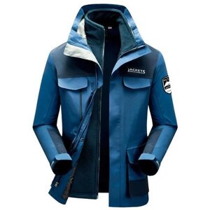 Під замовлення! Унісекс куртка зимова вітрозахисний, водонепроникна тепла для альпінізму 9 кольорів