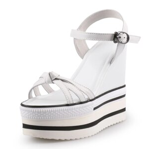 Під замовлення! Gaopafei 2020 новые летние босоножки на платформе женские туфли небольшого размера на платформе и