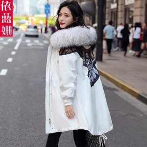 Під замовлення! Куртка з бавовняної підкладкою жіноча зимовий одяг 2019 нова корейська вільна пухова куртка