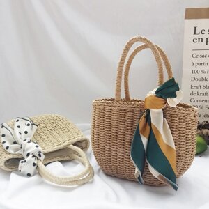 Під замовлення! Плетені сумка з ротанга, солом'яний ткана сумка, жіноча річна французька сумка 2021, пляжна