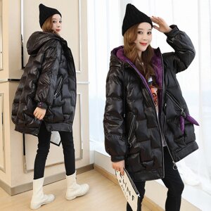 Під замовлення! Пухова стьобана куртка жіноча середньої довжини 2019 зима нова корейська версія ins хлібна куртка