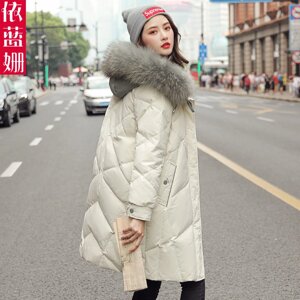 Під замовлення! Пухова стьобана куртка жіноча середньої довжини, зима 2020 року, новий стиль, корейська мода, бавовняне