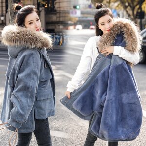 Під замовлення! Жіноча бавовняна куртка Parker, коротка корейська версія, новинка 2020 року, зимова вільна