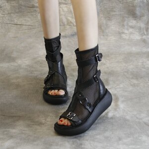 Під замовлення! Женская обувь в европейском стиле, летние сандалии из натуральной воловьей кожи, женская полая