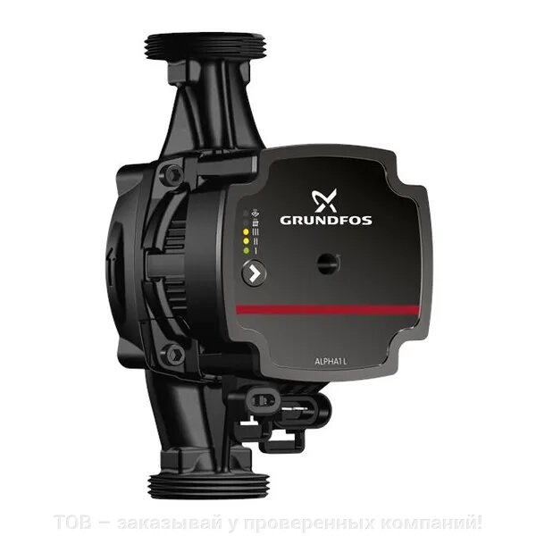 Циркуляційний насос Grundfos ALPHA1 L 32-60 180 (99160590) від компанії ТОВ - замовляй у перевірених компаній! - фото 1