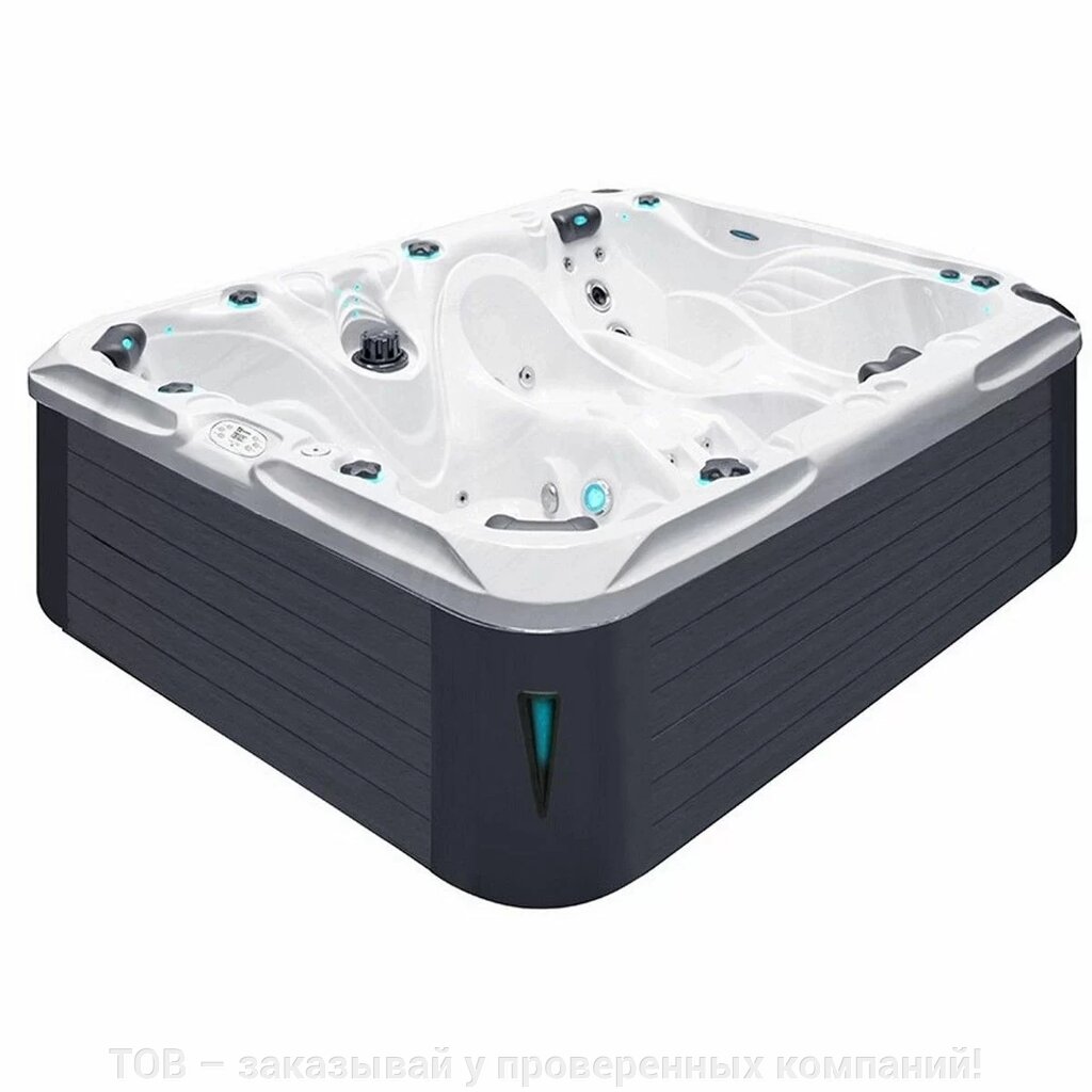 Гідромасажний басейн Passionspas Desire (278х228х91 см), Сріблясто-білий від компанії ТОВ - замовляй у перевірених компаній! - фото 1