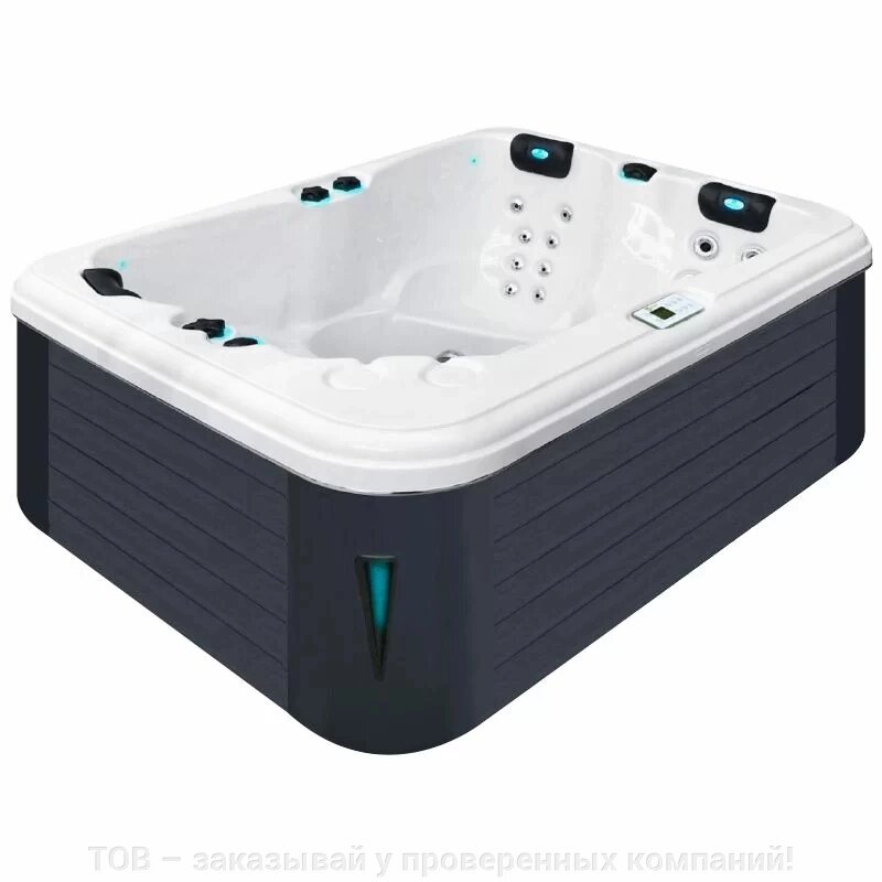 Гідромасажний басейн Passionspas Renew (208х155х83 мм), Сріблясто-білий від компанії ТОВ - замовляй у перевірених компаній! - фото 1