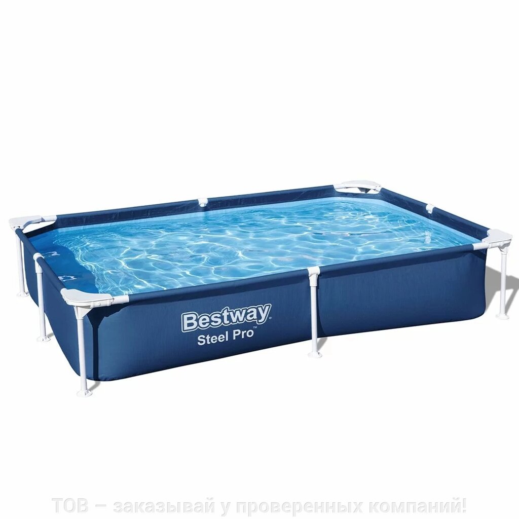 Каркасний басейн Bestway 56401 (221х150х43 см) від компанії ТОВ - замовляй у перевірених компаній! - фото 1