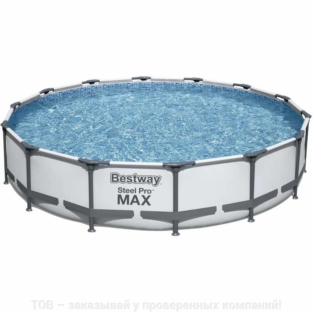 Каркасний басейн Bestway 56595 (427х84 см) з картриджним фільтром від компанії ТОВ - замовляй у перевірених компаній! - фото 1