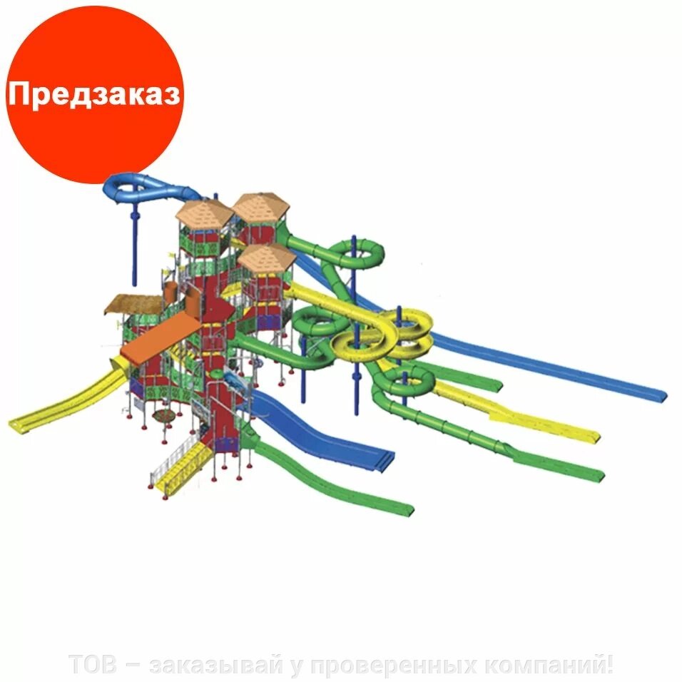 Комплекс водних гірок Arihant WAPS 16А (45.0х30.0 м) від компанії ТОВ - замовляй у перевірених компаній! - фото 1