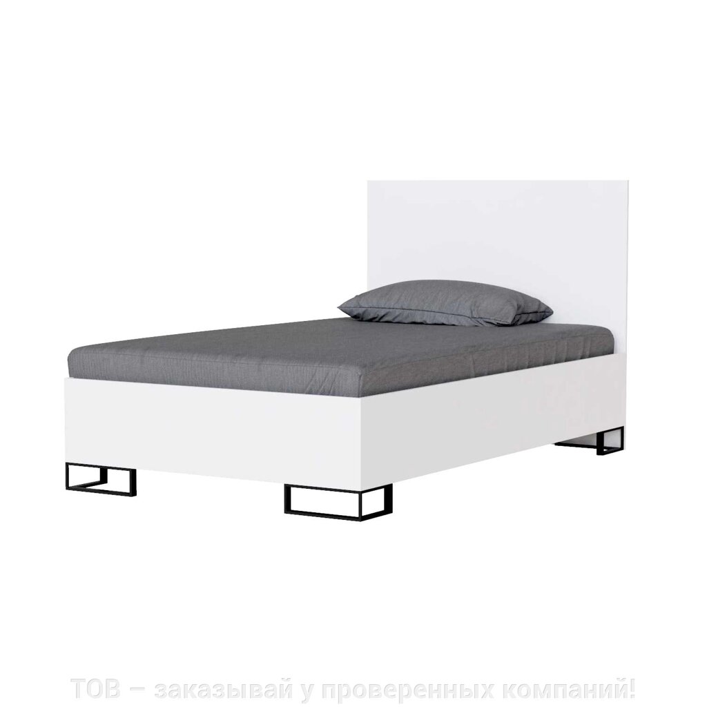 Ліжко Ascet 1200*2000 Білий від компанії ТОВ - замовляй у перевірених компаній! - фото 1