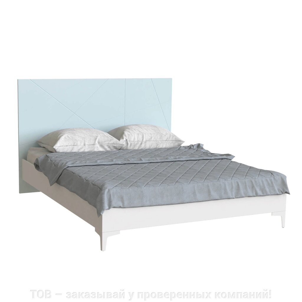 Ліжко Picassa 1600*2000 Блакитна лагуна від компанії ТОВ - замовляй у перевірених компаній! - фото 1