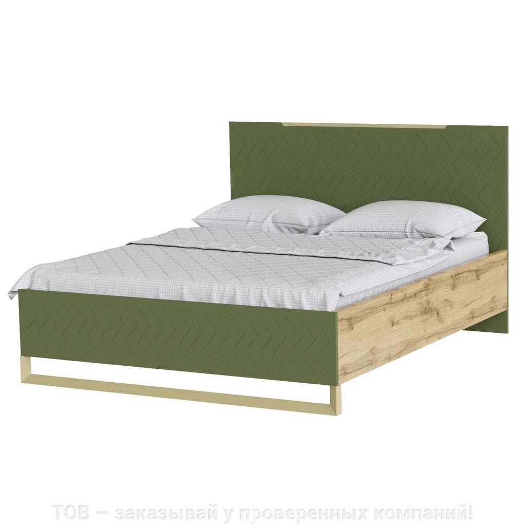 Ліжко Swan 1600*2000 Балі зелений від компанії ТОВ - замовляй у перевірених компаній! - фото 1