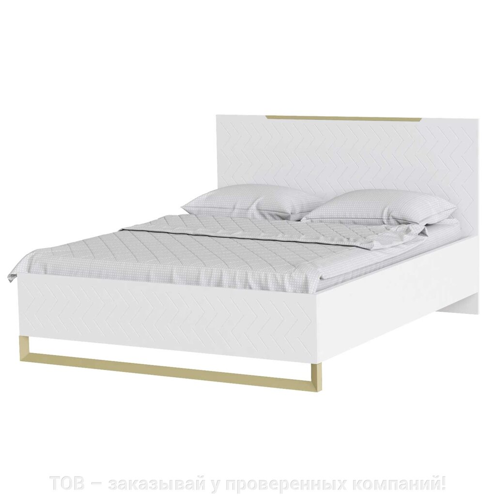 Ліжко Swan 1600*2000 Білий від компанії ТОВ - замовляй у перевірених компаній! - фото 1