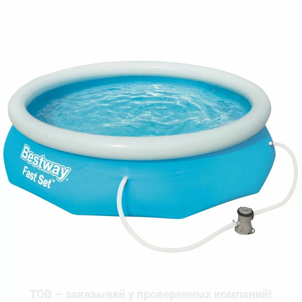 Надувний басейн Bestway 57270 (305х76 см) з картриджним фільтром від компанії ТОВ - замовляй у перевірених компаній! - фото 1