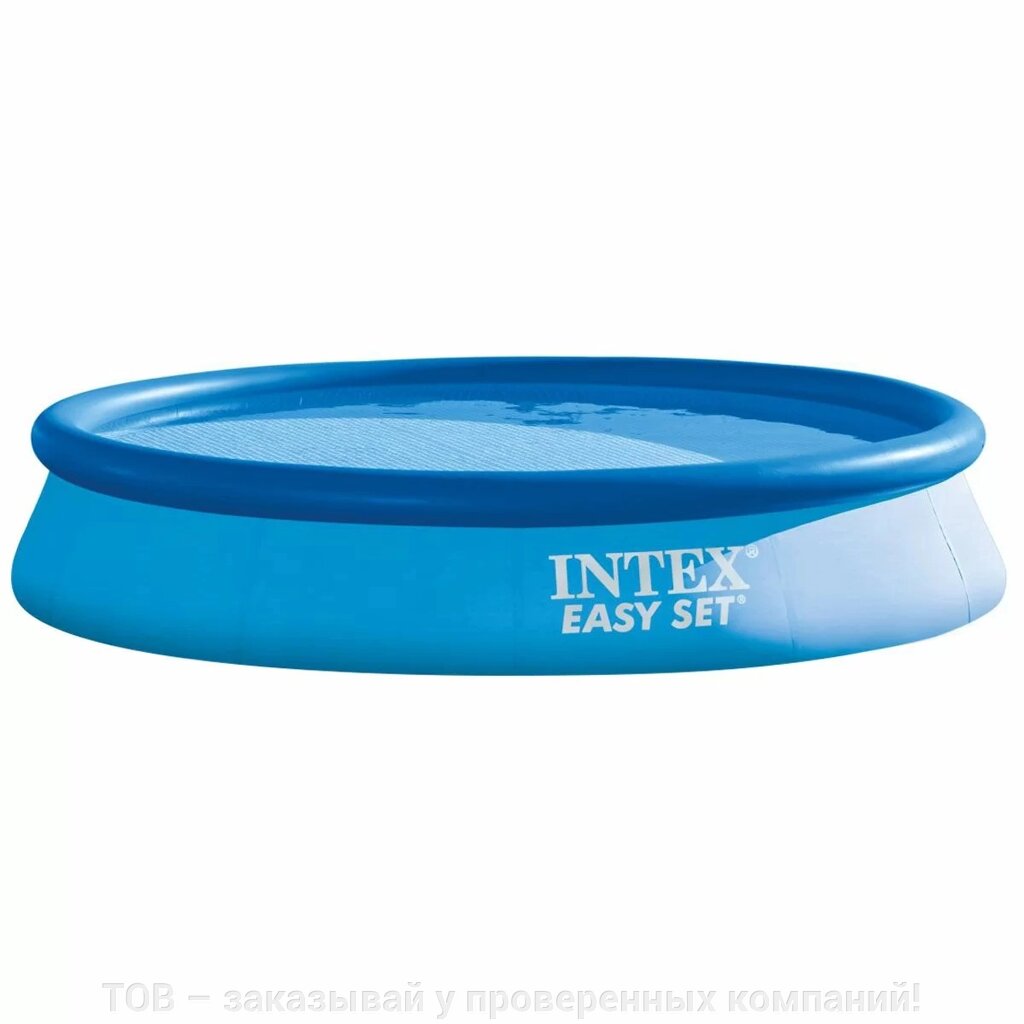 Надувний басейн Intex 28142 (396х84 см) з картриджним фільтром від компанії ТОВ - замовляй у перевірених компаній! - фото 1