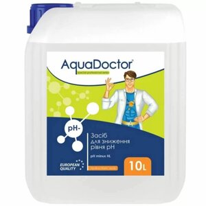 Рідкий засіб для зниження pH AquaDoctor pH Minus HL (Соляна 14%) 10 л