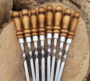 Шампур з дерев’яною ручкою