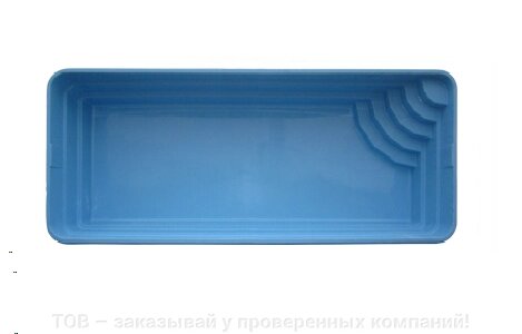 Скловолоконний басейн Покровський-3 8,25 х 3,25 х 1,5 (Економ) від компанії ТОВ - замовляй у перевірених компаній! - фото 1