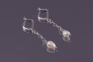 Сережки перли (ср-жмч-103)