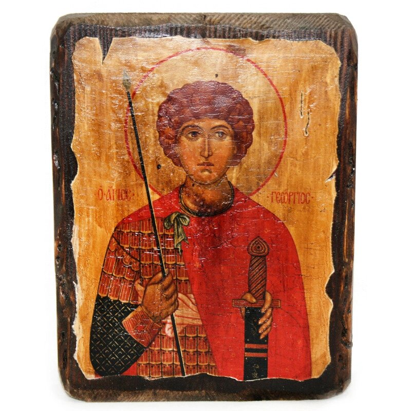 Дерев'яна ікона Святий великомученик Георгій Побідоносець від компанії Інтернет-магазин Present4you - фото 1