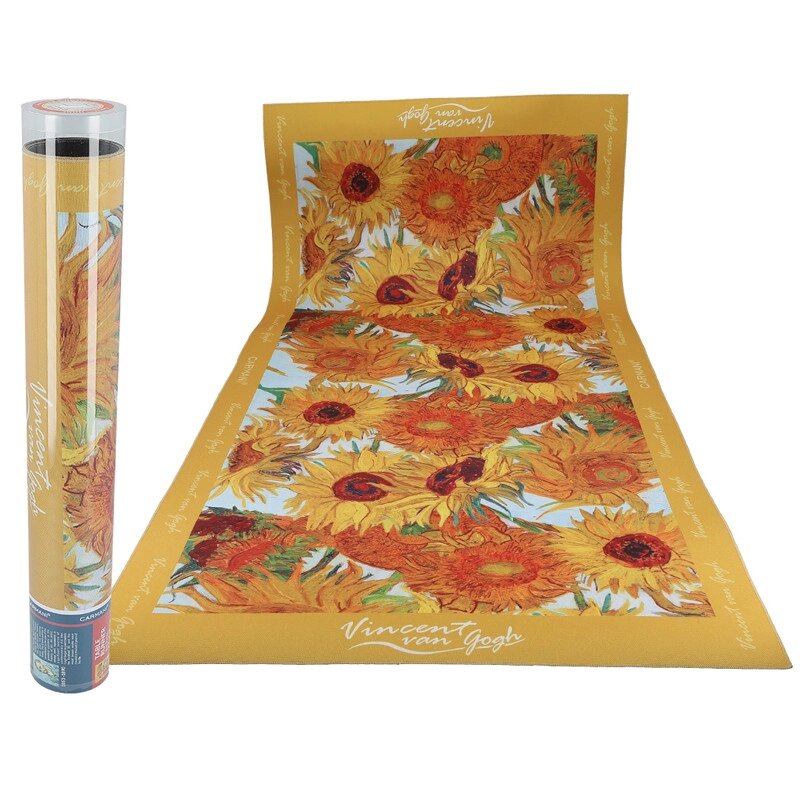 Доріжка на стіл Ван Гог "Соняшники" (55х120 см) від компанії Інтернет-магазин Present4you - фото 1