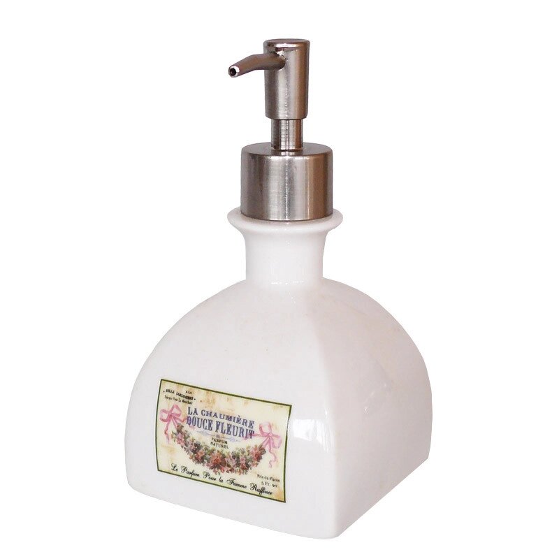 Дозатор для жидкого мыла керамический, h-16,5х9х9 см. ##от компании## Интернет-магазин Present4you - ##фото## 1